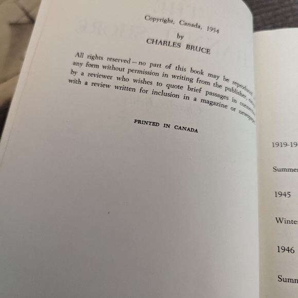 Vintage Book. The Channel Shore by Charles Bruce. First Edition. 1954. Canadian. - Picture 3 of 9